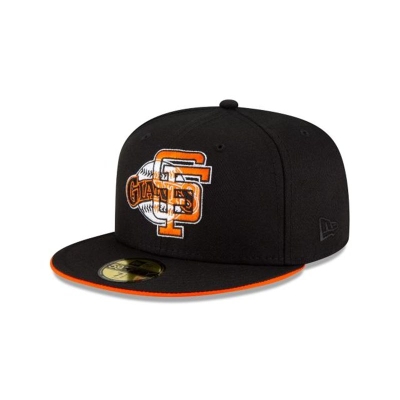 Sapca New Era San Francisco Giants MLB Double Logo 59FIFTY Fitted - Negrii